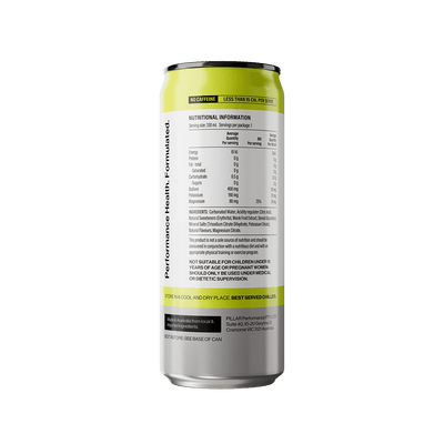 PILLAR Sparkling Electrolyte Hydration Can (2 Flavours)