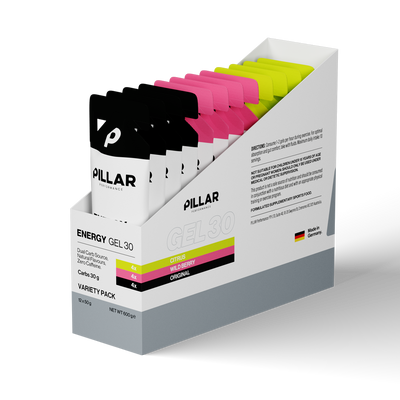 Pillar Energy Gels Single Serve & Variety Box (3 flavours)