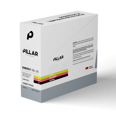 Pillar Energy Gels Single Serve & Variety Box (3 flavours)