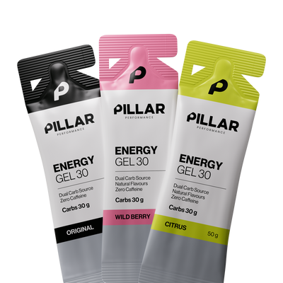 Pillar Energy Gels Single Serve & Variety Box (3 flavours)
