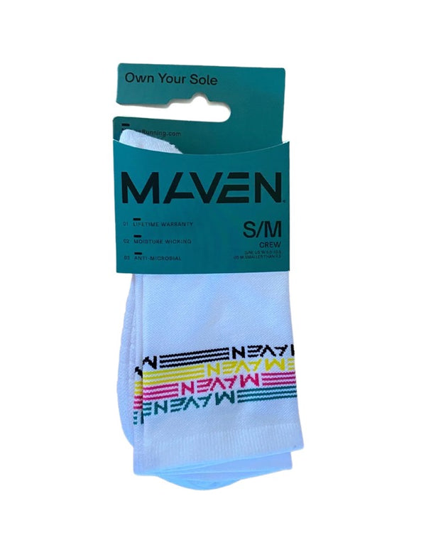 Maven Crew Sock (2 Colours) Keep On Running