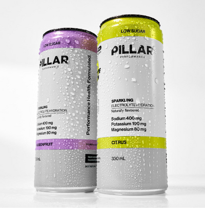 PILLAR Sparkling Electrolyte Hydration Can (2 Flavours)
