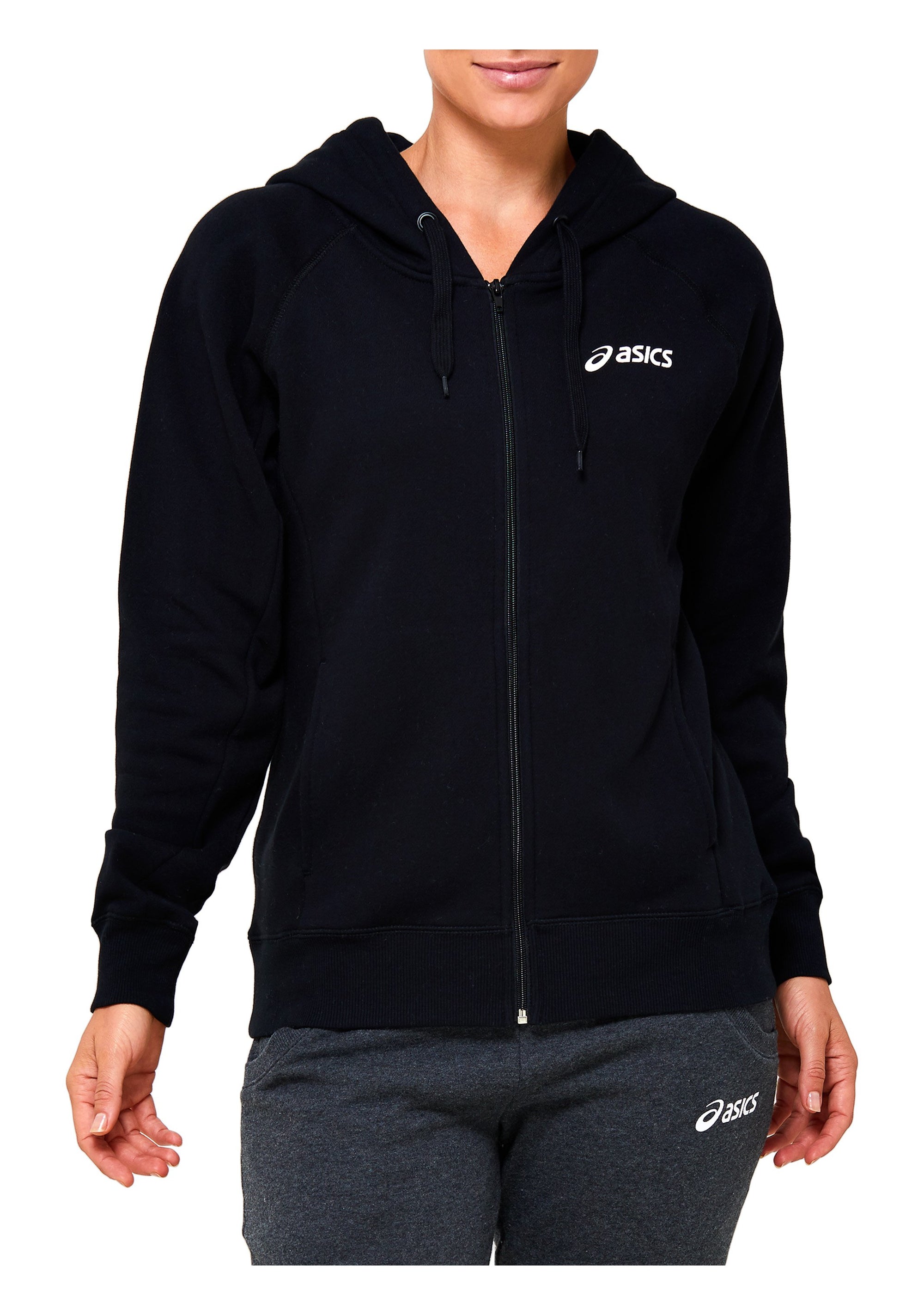 Asics Zip Thru Hoodie (Women's) colours Keep On Running