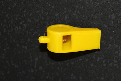 Plastics Whistle (variety of colours)