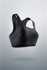 Linebreak Womens Compression Crop Top Black (X-Small only)